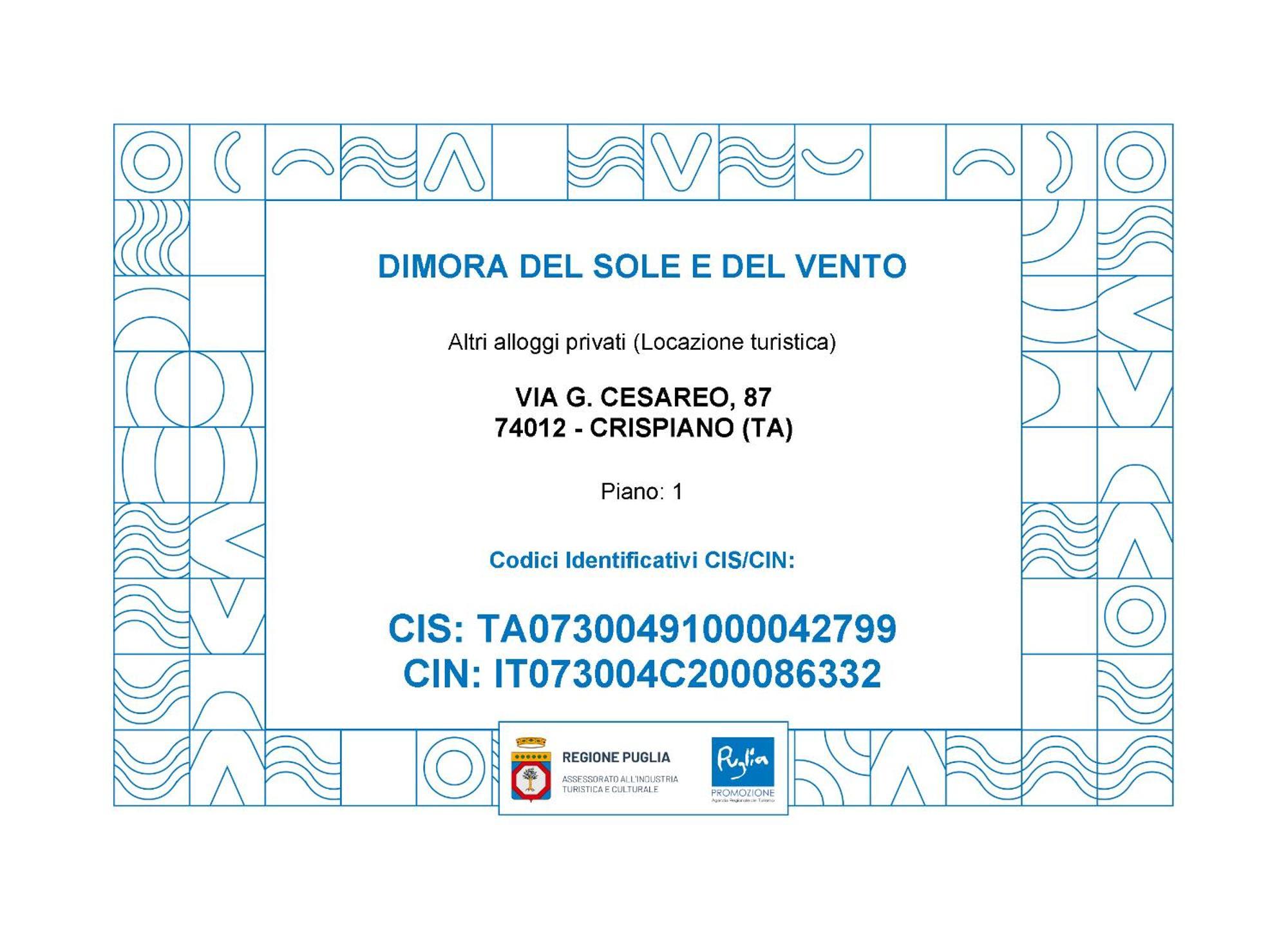 Ferienwohnung Dimora Del Sole E Del Vento Crispiano Exterior foto